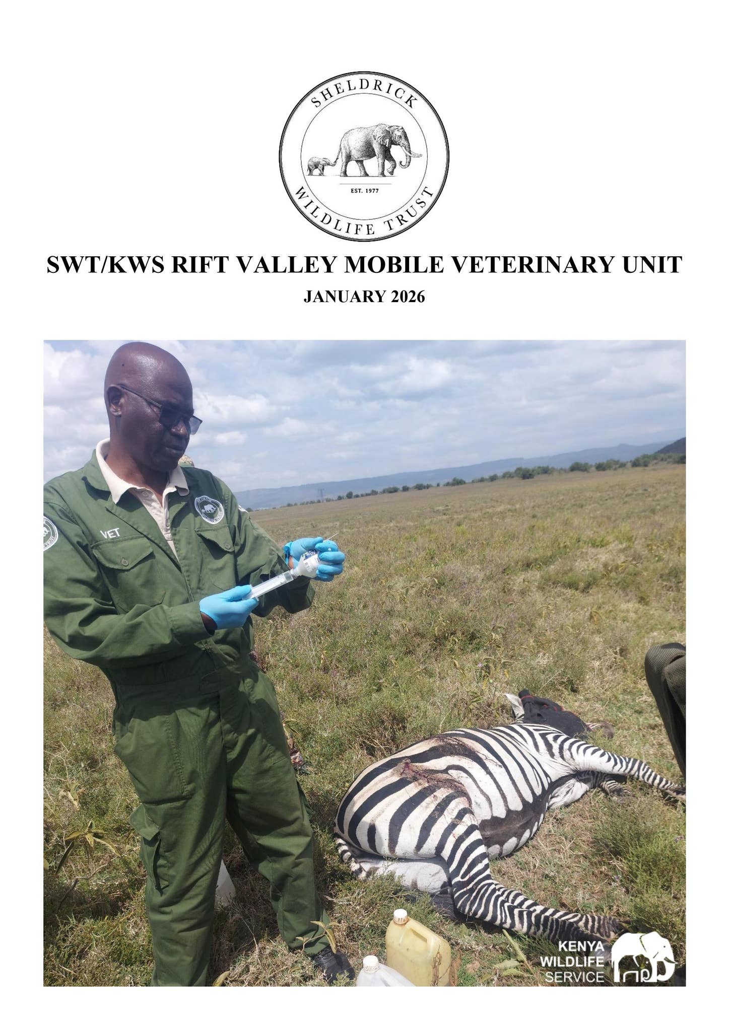 SWT/KWS Rift Valley Veterinary Unit Report for January 2026 by ...