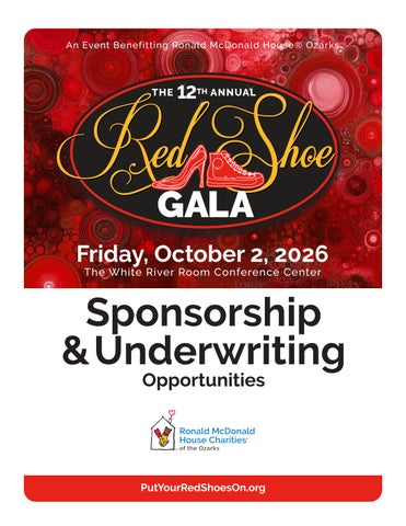 2026 Red Shoe Gala Sponsorship Brochure 