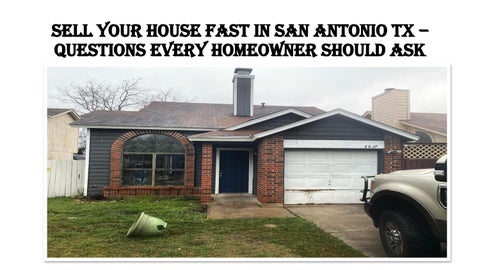 Cash Home Buyers San Antonio | Sell House Fast San Antonio TX