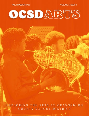 OCSD Arts Magazine Cover - Fall Semester 25