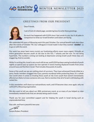 ELEM 2023 Winter Newsletter