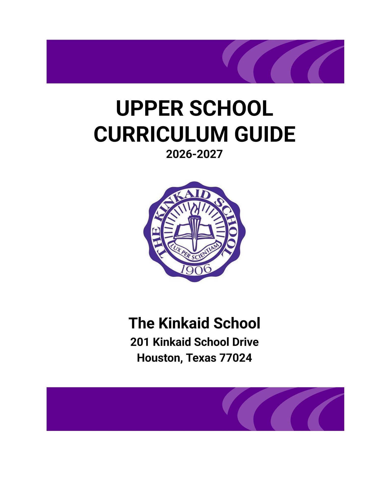 Upper School Curriculum Guide by The Kinkaid School - Issuu