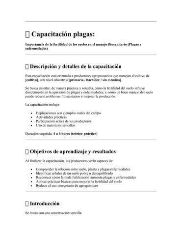 Capacitacion plagas chat gpt