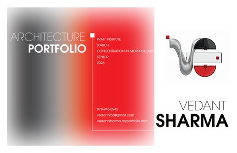 Vedant Sharma Architecture Portfolio 2026