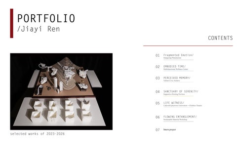 Architecture Portfolio Jiayi Ren 2026