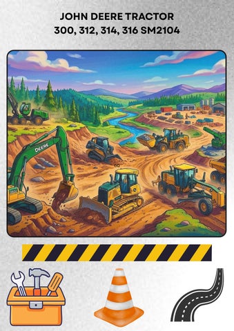 JOHN DEERE TRACTOR 300, 312, 314, 316 SM2104