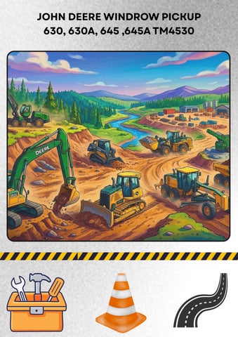 JOHN DEERE WINDROW PICKUP 630, 630A, 645 ,645A TM4530