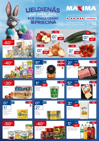  MAXIMA | X XX XXX | 31.03. - 06.04.2026.