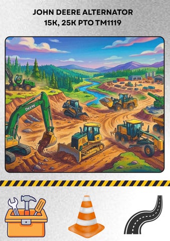 JOHN DEERE ALTERNATOR 15K, 25K PTO TM1119