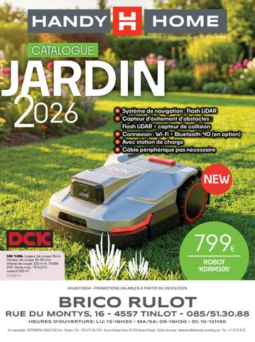 Catalogue jardin Brico Rulot 2026