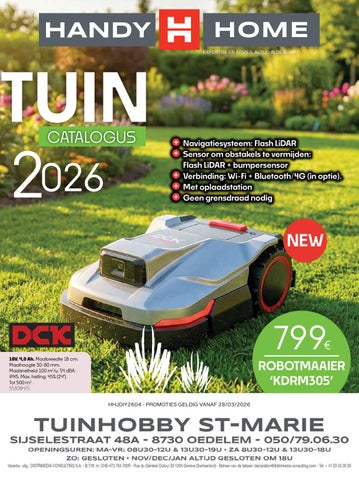 Tuin catalogus Tuinhobby St-Marie 2026