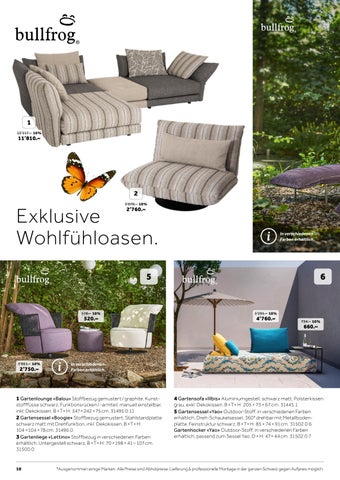 schubiger 家具目录 · Prospekt Garten 法文 ühling2 2026 第 10 页