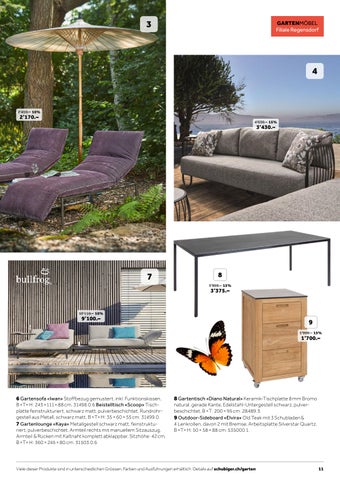 schubiger 家具目录 · Prospekt Garten 法文 ühling2 2026 第 11 页