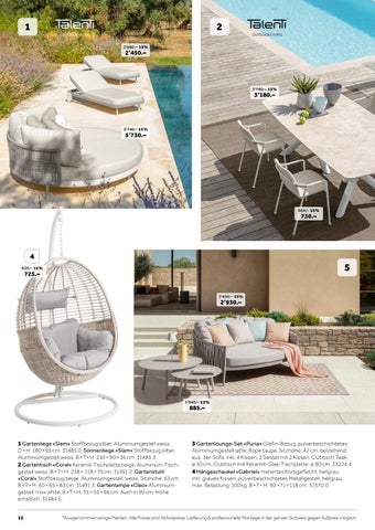 schubiger 家具目录 · Prospekt Garten 法文 ühling2 2026 第 12 页