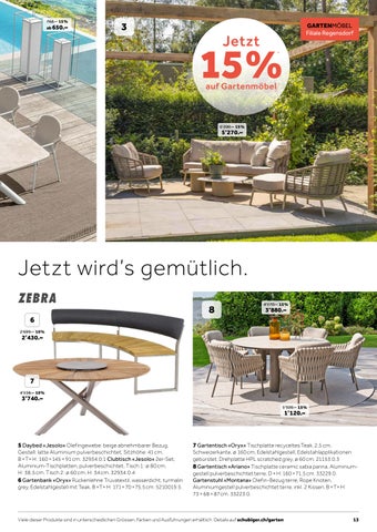 schubiger 家具目录 · Prospekt Garten 法文 ühling2 2026 第 13 页