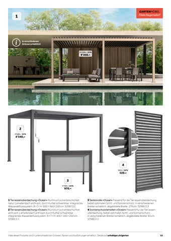 schubiger 家具目录 · Prospekt Garten 法文 ühling2 2026 第 15 页