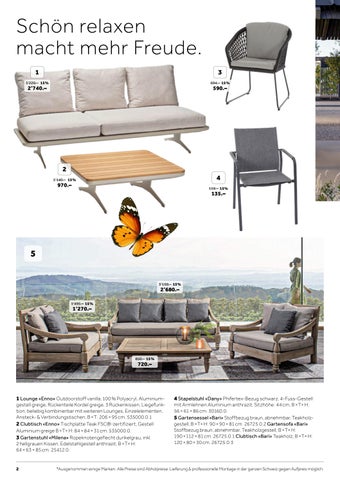 schubiger 家具目录 · Prospekt Garten 法文 ühling2 2026 第 2 页