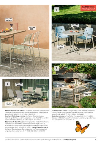 schubiger 家具目录 · Prospekt Garten 法文 ühling2 2026 第 5 页