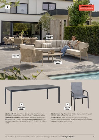 schubiger 家具目录 · Prospekt Garten 法文 ühling2 2026 第 9 页