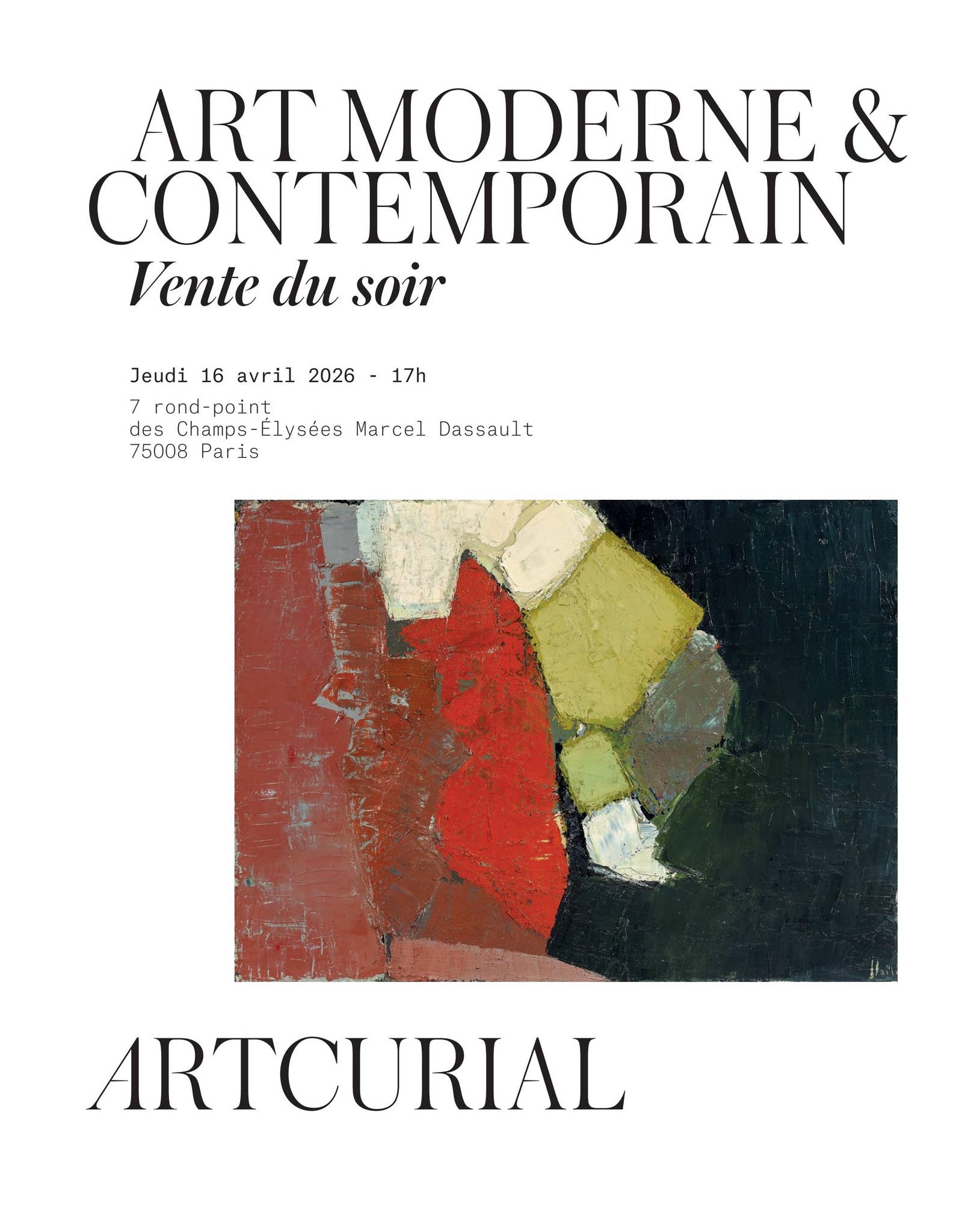 Art Moderne & Contemporain | 16.04.2026 by Artcurial - Issuu