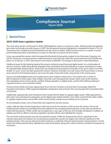 March 2026 Compliance Journal