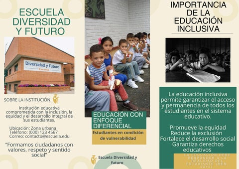 EDUCACIÓN CON ENFOQUE DIFERENCIAL