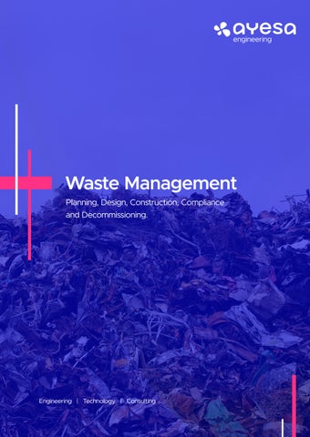 Ayesa Engineering Waste Management Brochure