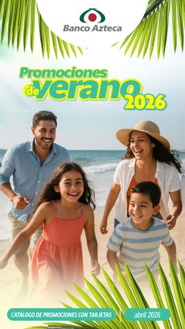 Catálogo de promociones con Tarjetas Banco Azteca - abril2026