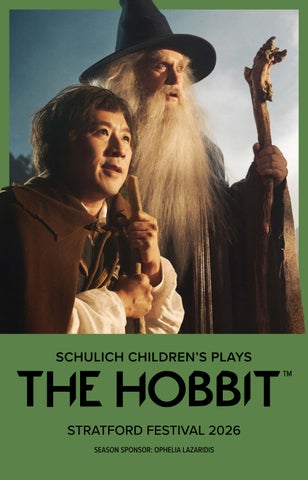 2026 Stratford Festival House Programs | The Hobbit