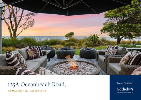 Exceptional Beachfront Living - 125A Oceanbeach Road, Mt Maunganui, New Zealand