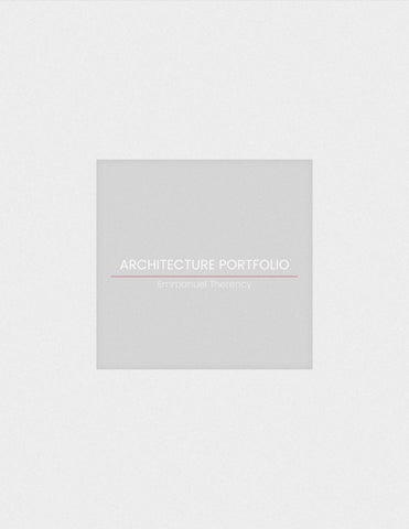 ARCHITECTURE PORTFOLIO 26'