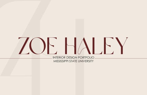 ZOE HALEY SWINDLER_PORTFOLIO_MISSISSIPPI STATE UNIVERSITY