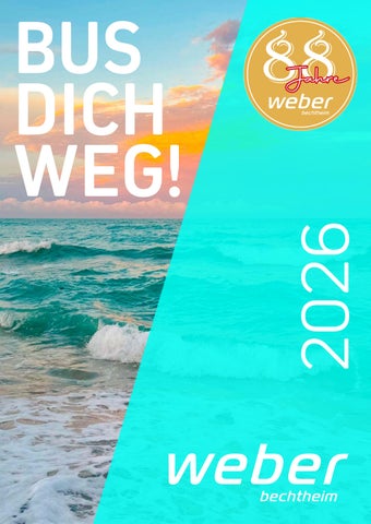 Jahreskatalog 2026 | Weber Bechtheim