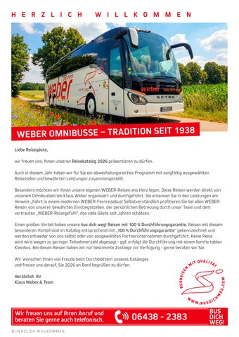 Jahreskatalog 2026 | Weber Bechtheim 第 2 页