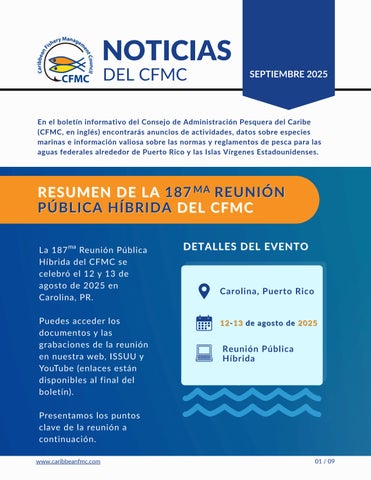 Noticias del CFMC | septiembre 2025