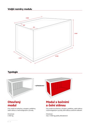 Technický list CITY MODUL - Basic 第 6 页