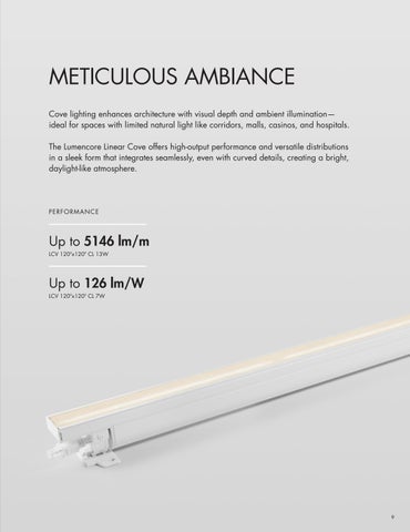 lumenpulse 灯饰目录 · Lumencore 线性灯 - MEAF 英文 第 9 页