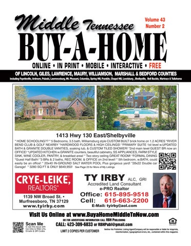 Buy-a-Home Middle TN Volume 43, Number 2