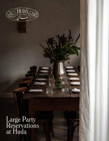 Huda Large Party Dining Options