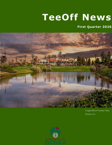 1st Qtr 2026 Tee Off News