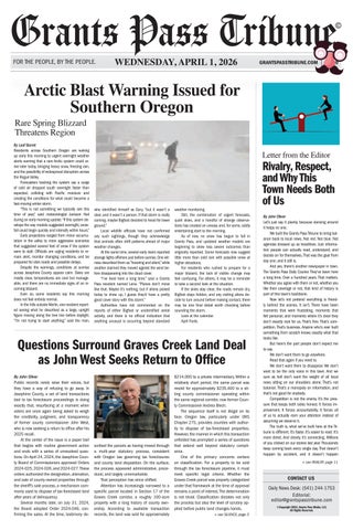 Grants Pass Tribune - Wed. April 1, 2026