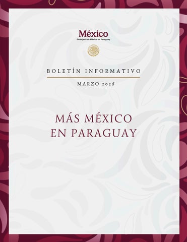 BOLETÍN N° 49 MÁS MÉXICO EN PARAGUAY MAR-2026