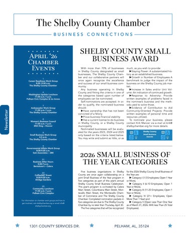 Business Connections, April 2026