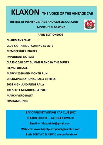 VCC BOP Klaxon April 2026