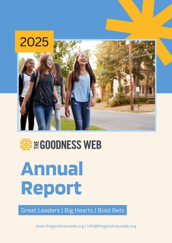 The Goodness Web 2025 Annual Report