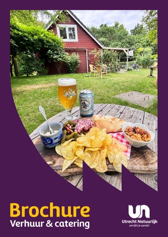 Brochure verhuur en catering Utrecht Natuurlijk | 2026