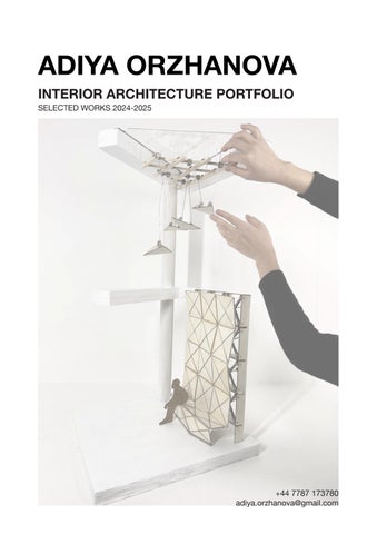 Adiya Orzhanova Portfolio