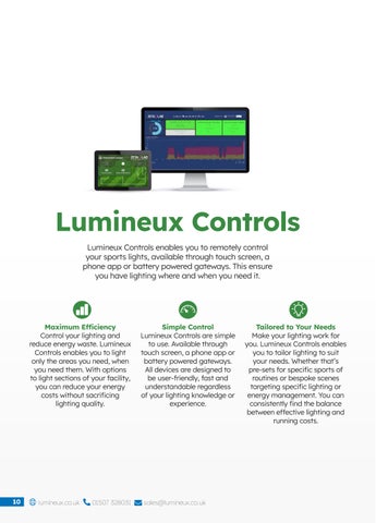 LumiSports 灯饰 指南 第 10 页