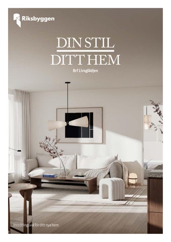 Inredningsmagasin Brf Livsgladjen