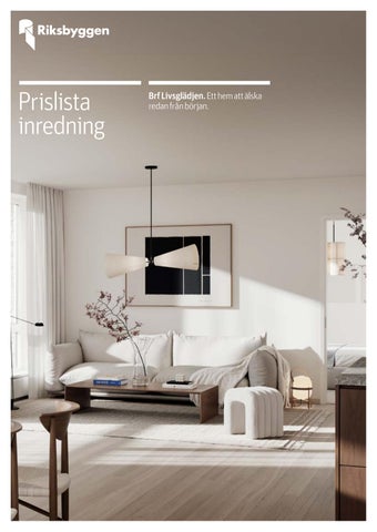 Prislista Brf Livsgladjen 